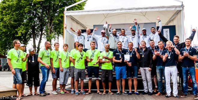 Final awards at the Estonian Nationals - 2015 Volvo Estonia ORC European Championship ©  Piret Salmistu